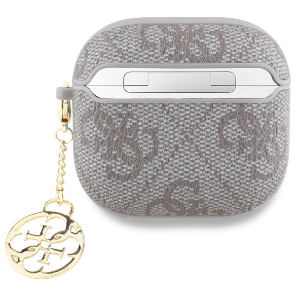 Husa Guess 4G Charm pentru Apple AirPods 4, Roz