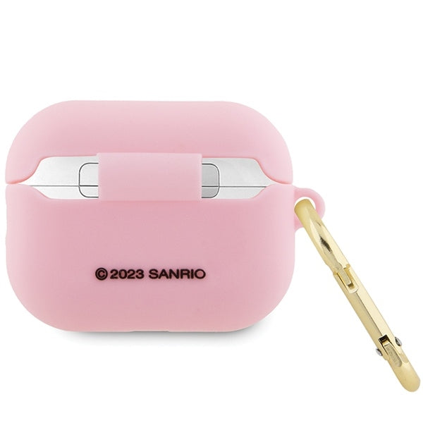 Husa Hello Kitty 3D Kitty Head pentru Apple AirPods Pro 2, Roz