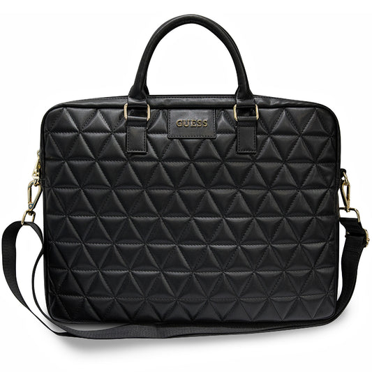 Geanta Guess Quilted pentru Laptop 15inch, Neagra