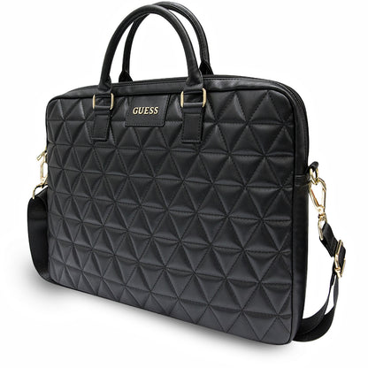 Geanta Guess Quilted pentru Laptop 15inch, Neagra