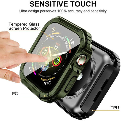 Husa Lito Armor 360 pentru Apple Watch 38mm Series, Verde
