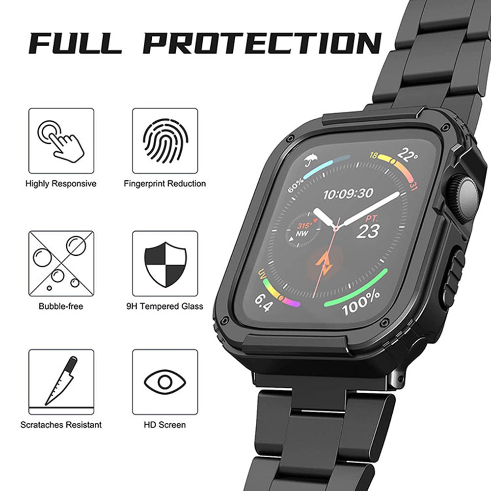 Husa Lito Armor 360 pentru Apple Watch 42mm Series, Verde