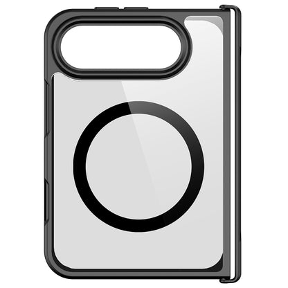 Husa MagSafe cu Protectie Balama pentru Apple iPhone Duo, DUX DUCIS, Aimo, Neagra