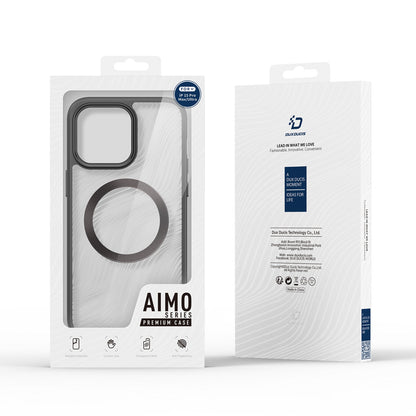 Husa MagSafe pentru Apple iPhone 15 Pro Max, DUX DUCIS, Aimo Mag, Neagra