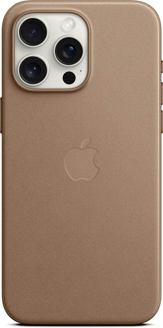 Husa MagSafe pentru Apple iPhone 15 Pro Max, FineWoven, Maro MT4W3ZM/A