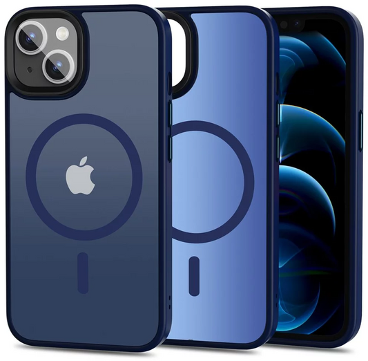 Husa MagSafe pentru Apple iPhone 13, Tech-Protect, Magmat, Bleumarin