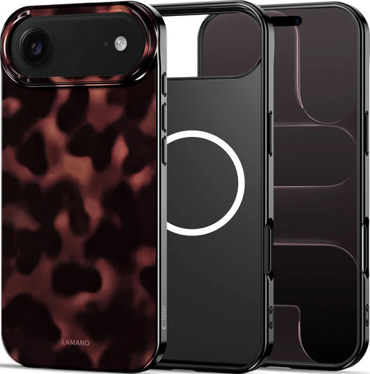 Husa MagSafe pentru Apple iPhone 17 Air, Tech-Protect, Lamano Panther, Neagra