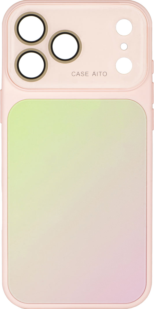 Husa MagSafe pentru Apple iPhone 17 Pro Max, OEM, Gradient, Roz Verde