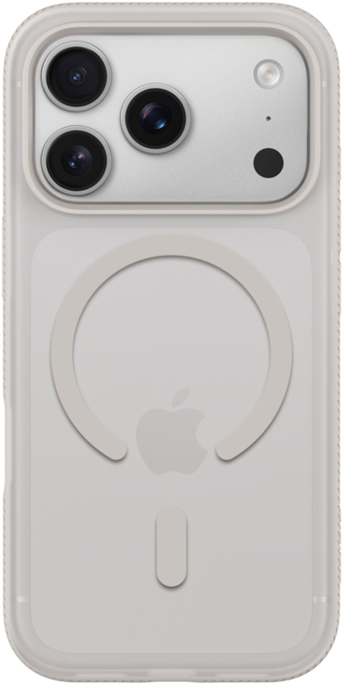 Husa MagSafe pentru Apple iPhone 17 Pro, Belkin, SheerForce Grip, Bej MSA035hqSA