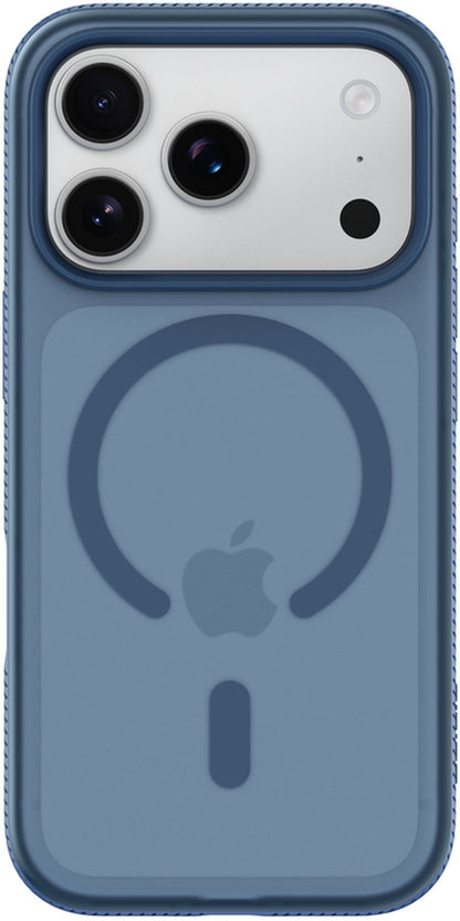 Husa MagSafe pentru Apple iPhone 17 Pro, Belkin, SheerForce Grip, Bleumarin MSA035hqNY