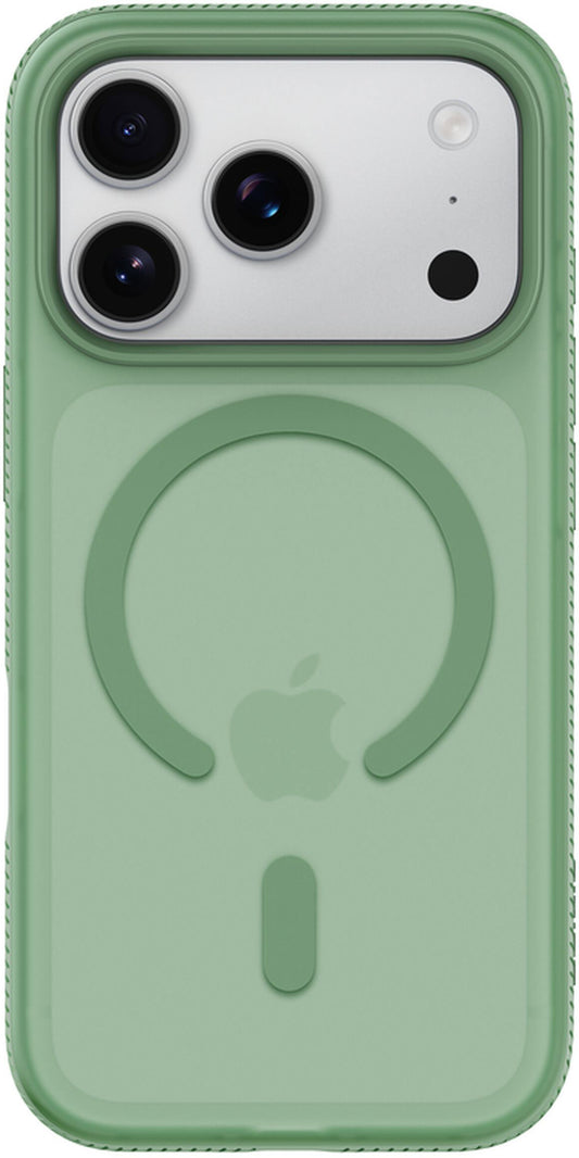 Husa MagSafe pentru Apple iPhone 17 Pro, Belkin, SheerForce Grip, Verde MSA035hqSE