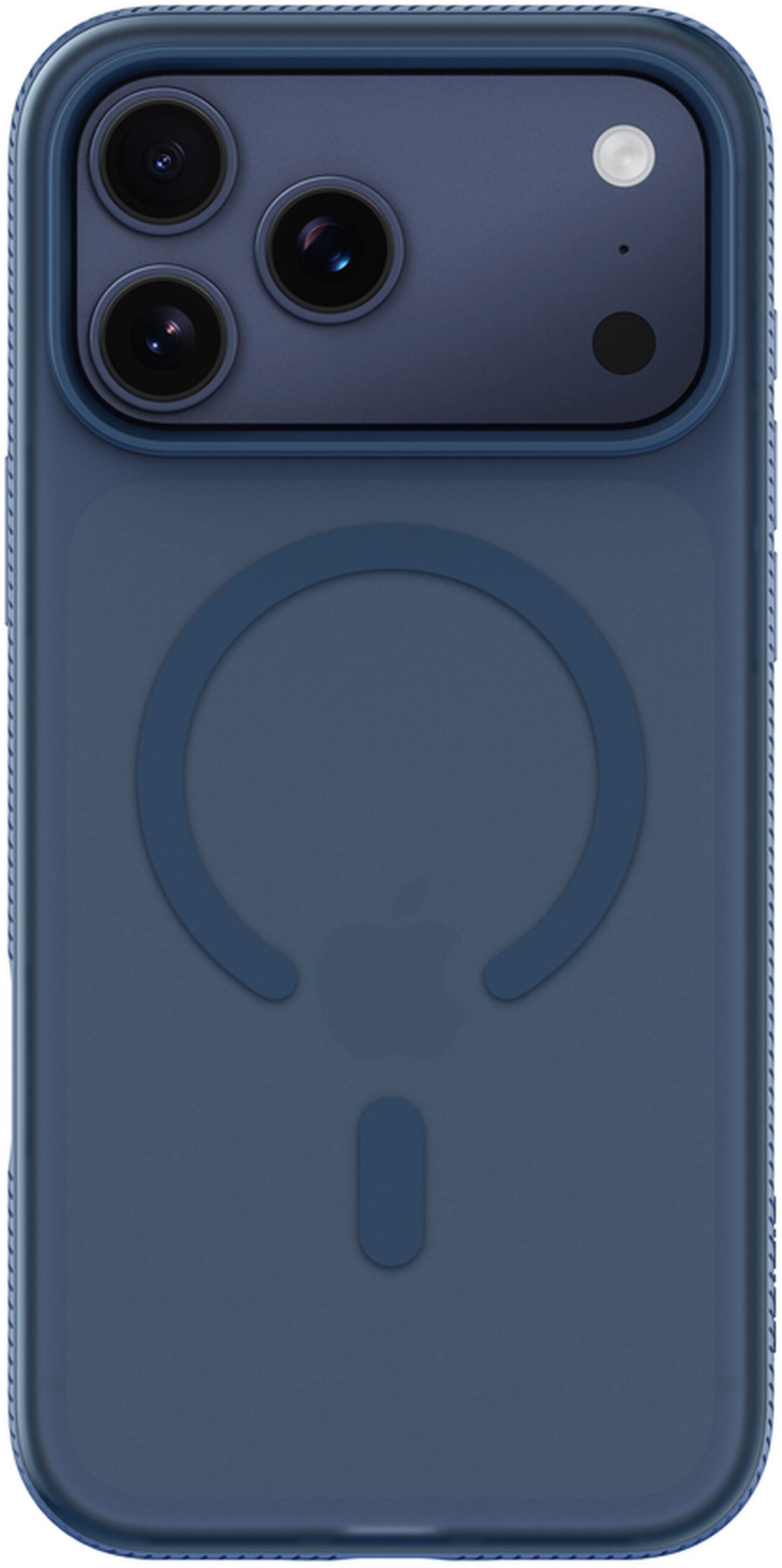 Husa MagSafe pentru Apple iPhone 17 Pro Max, Belkin, SheerForce Grip, Bleumarin MSA036hqNY