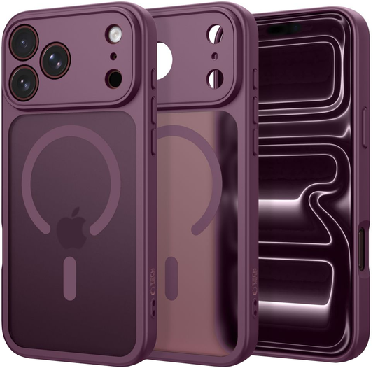 Husa MagSafe pentru Apple iPhone 18 Pro Max / 17 Pro Max, Tech-Protect, BasicMag, Visinie Mata