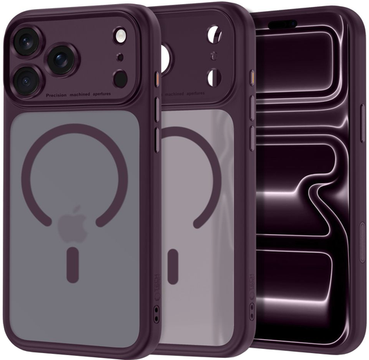 Husa MagSafe pentru Apple iPhone 18 Pro / 17 Pro, Tech-Protect, MagPeak CC, Visinie Mata