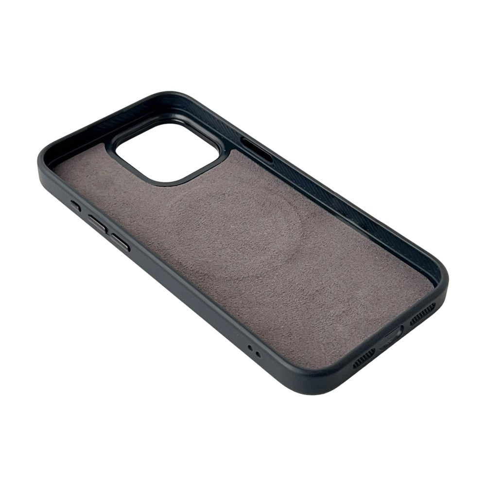 Husa MagSafe pentru Apple iPhone 15 Pro, OEM, Round Screen Smart E-Ink, Neagra