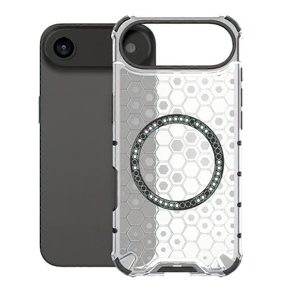 Husa MagSafe pentru Apple iPhone 17 Air, Techsuit, HoneyComb Shield, Alba