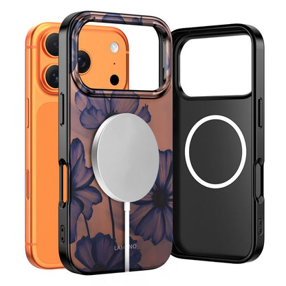 Husa MagSafe pentru Apple iPhone 17 Pro Max, Tech-Protect, Lamano Velvet Night, Neagra