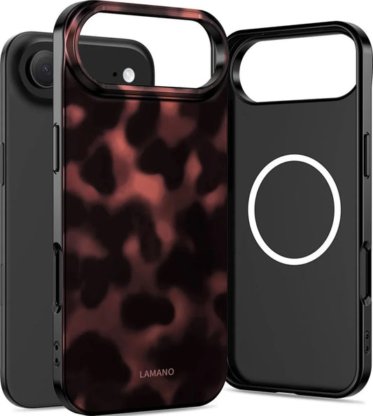 Husa MagSafe pentru Apple iPhone 17 Air, Tech-Protect, Lamano Panther, Neagra