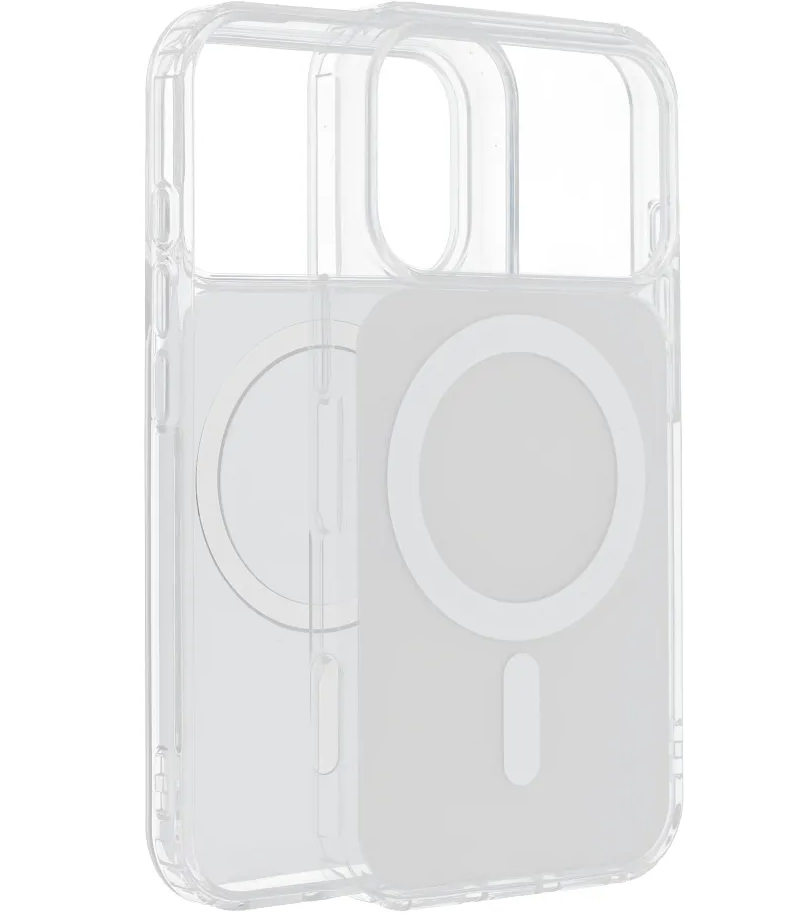 Husa MagSafe pentru Apple iPhone 17e / 16e, OEM, Clear Fusion Mag Cover, Alba