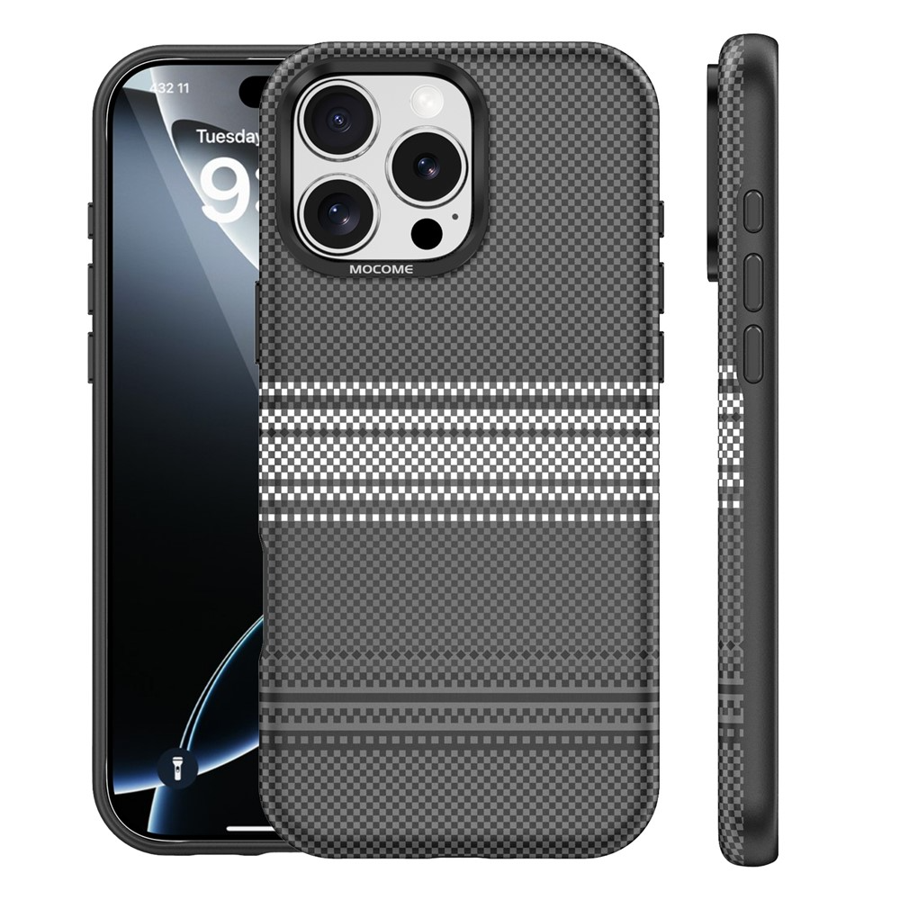 Husa MagSafe pentru Apple iPhone 16 Pro Max, OEM, Gradient Rainbow, Neagra