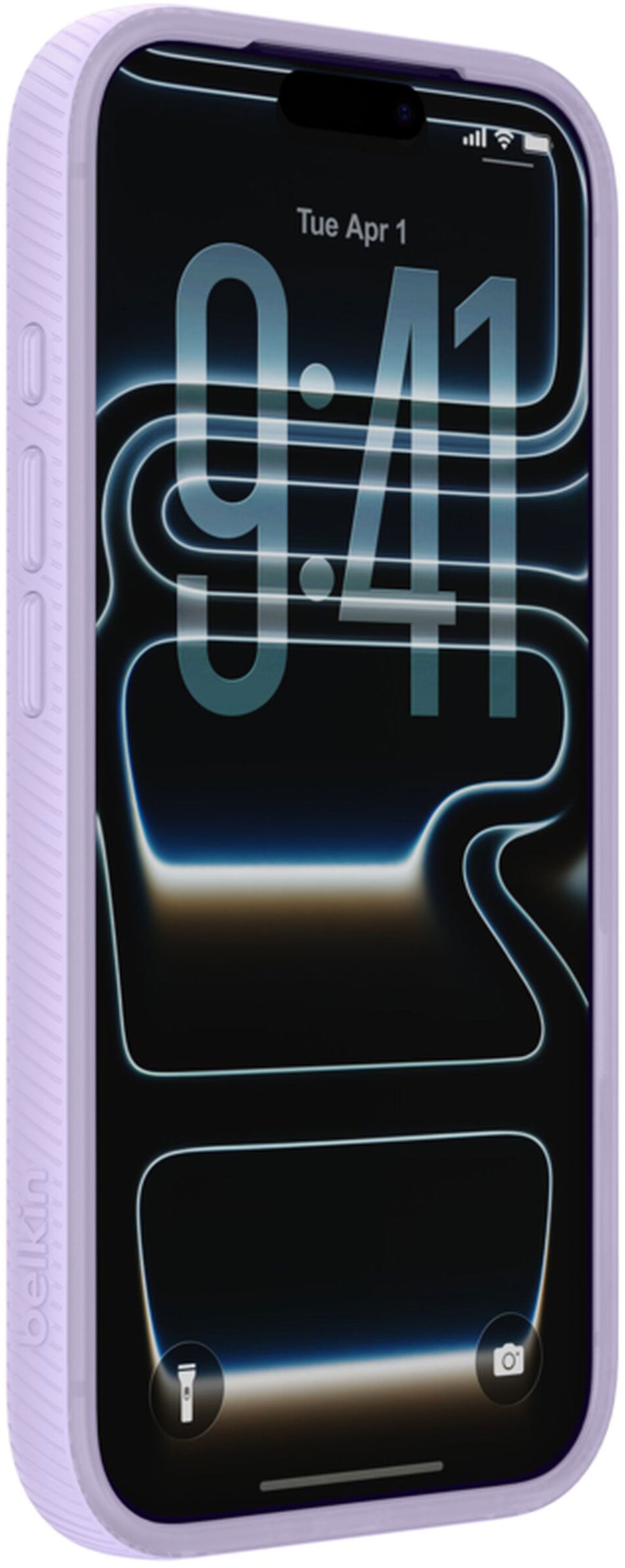 Husa MagSafe pentru Apple iPhone 17 Pro, Belkin, SheerForce Grip, Violet MSA035hqLV