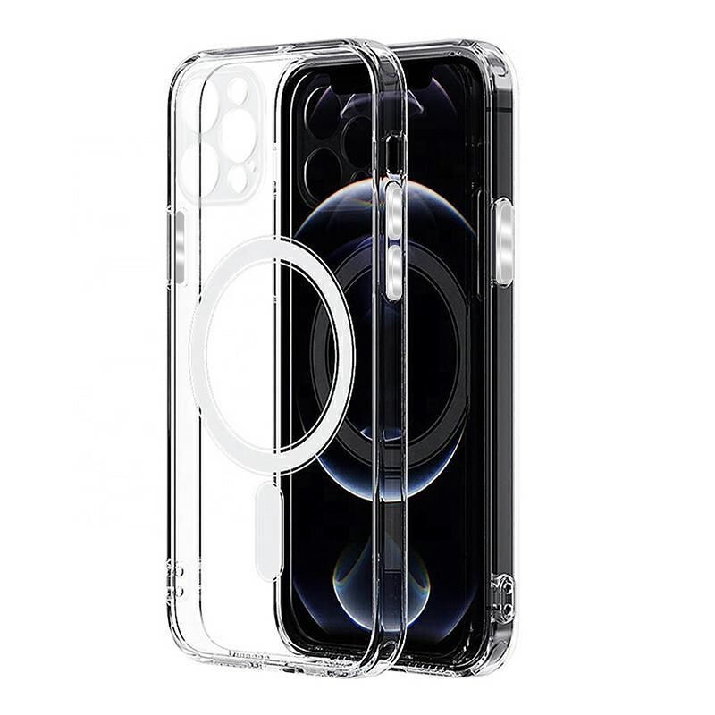 Husa MagSafe pentru Apple iPhone 16 Pro Max, OEM, Clear with Camera Protection, Transparenta