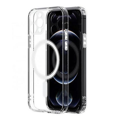 Husa MagSafe pentru Apple iPhone 16 Pro Max, OEM, Clear with Camera Protection, Transparenta