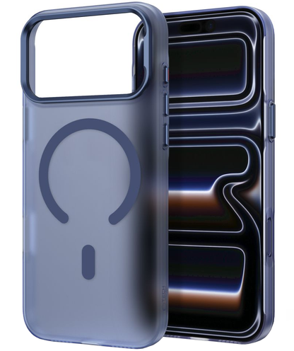 Husa MagSafe pentru Apple iPhone 18 Pro / 17 Pro, Tech-Protect, MagZero, Bleumarin Mata