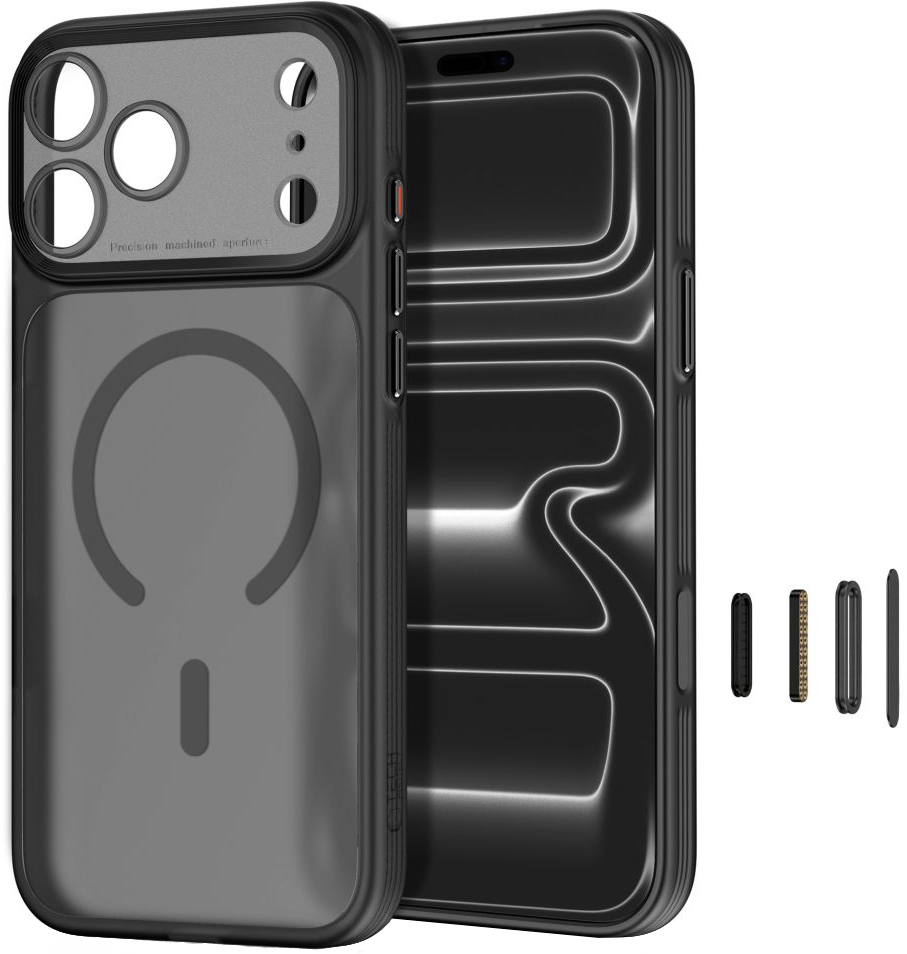Husa MagSafe pentru Apple iPhone 18 Pro Max / 17 Pro Max, Tech-Protect, MagPrime CC, Neagra Mata