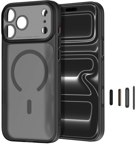 Husa MagSafe pentru Apple iPhone 18 Pro Max / 17 Pro Max, Tech-Protect, MagPrime CC, Neagra Mata