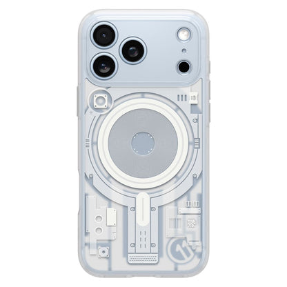 Husa MagSafe pentru Apple iPhone 18 Pro Max / 17 Pro Max, Spigen, C11 Ultra Hybrid MagFit Element, Alba ACS12307
