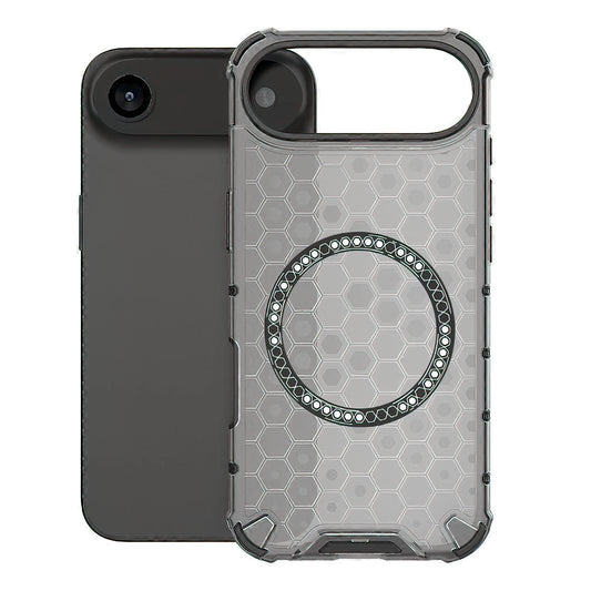 Husa MagSafe pentru Apple iPhone 17 Air, Techsuit, HoneyComb Shield, Neagra