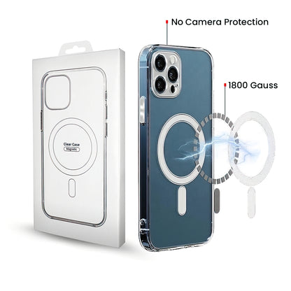 Husa MagSafe pentru Apple iPhone 17 Pro Max, OEM, Clear, Transparenta