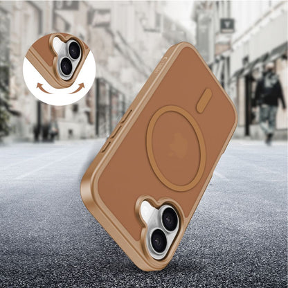 Husa MagSafe pentru Apple iPhone 17, Tech-Protect, BasicMag, Maro