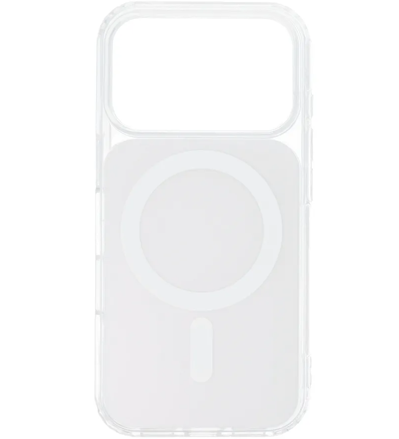 Husa MagSafe pentru Apple iPhone 17e / 16e, OEM, Clear Fusion Mag Cover, Alba