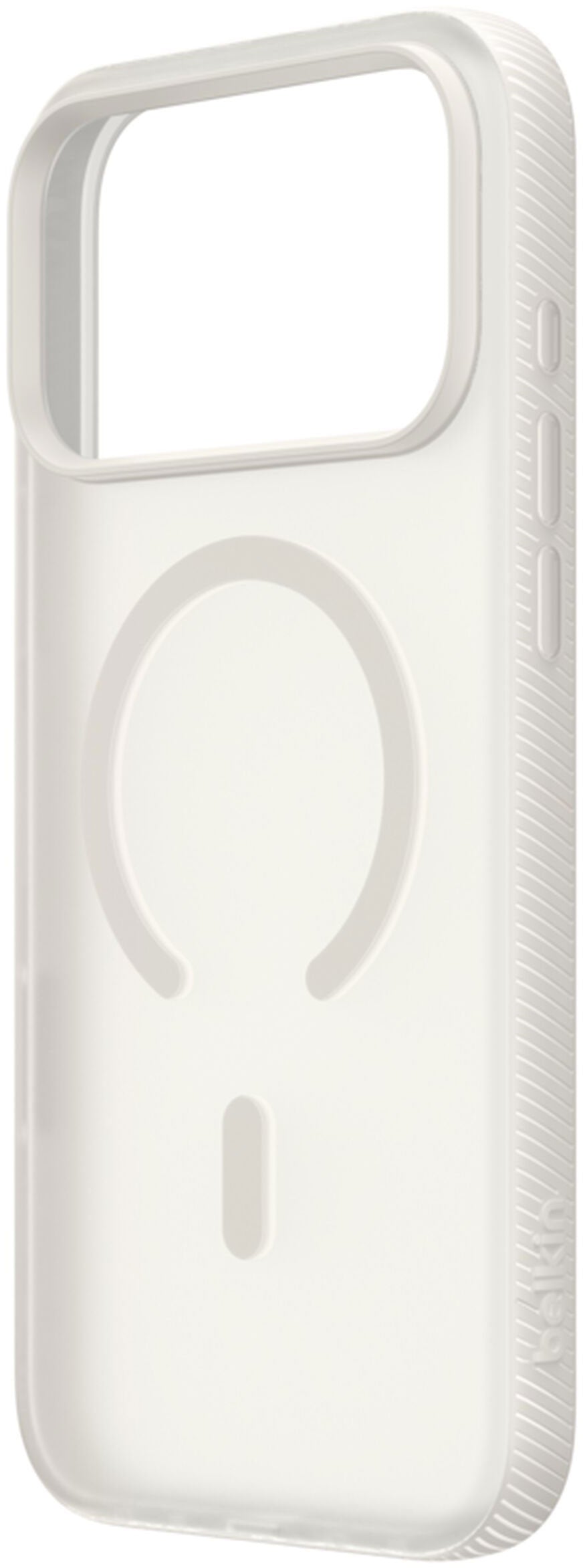 Husa MagSafe pentru Apple iPhone 17 Pro Max, Belkin, SheerForce Grip, Bej MSA036hqSA