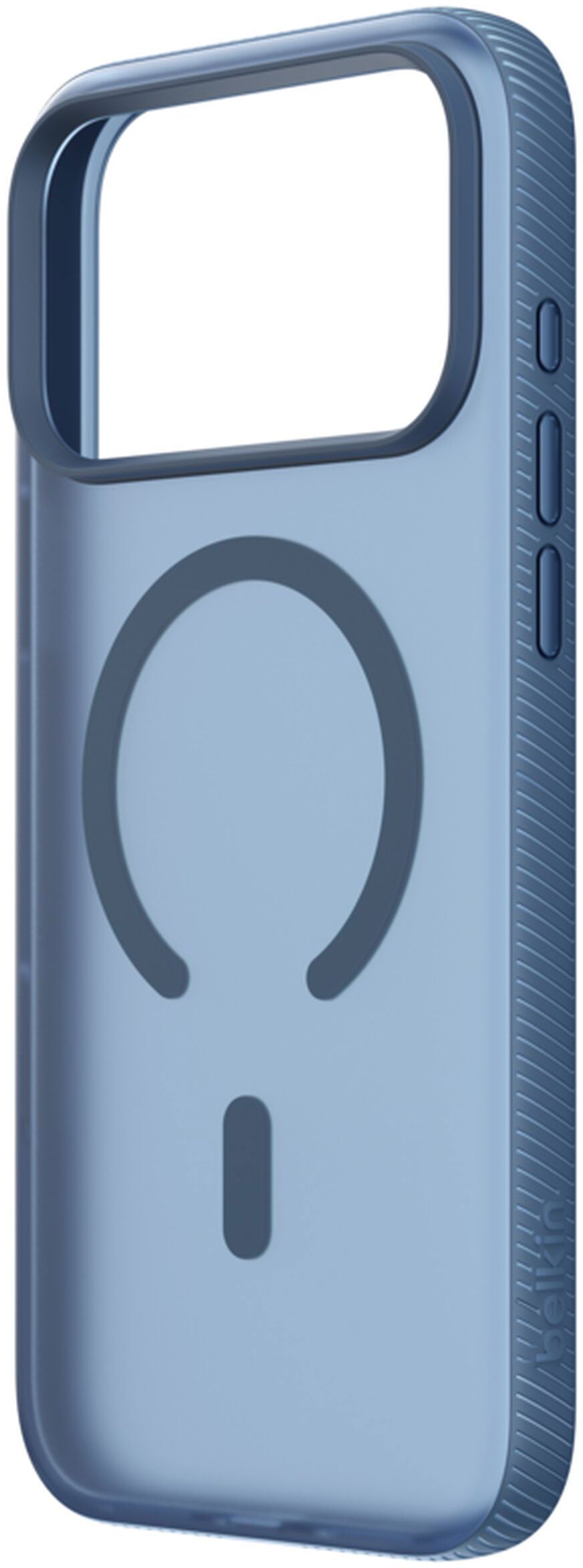 Husa MagSafe pentru Apple iPhone 17 Pro Max, Belkin, SheerForce Grip, Bleumarin MSA036hqNY
