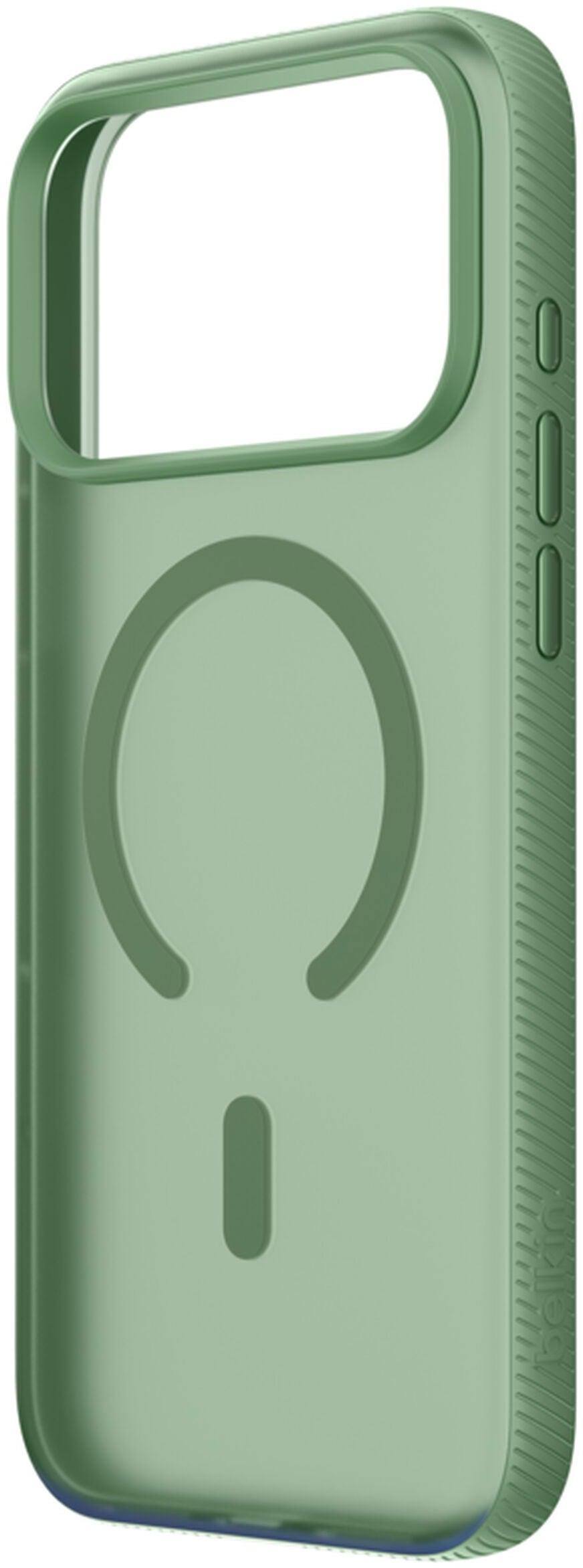 Husa MagSafe pentru Apple iPhone 17 Pro Max, Belkin, SheerForce Grip, Verde MSA036hqSE