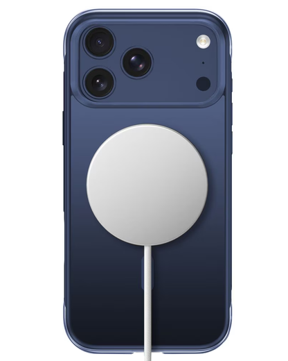 Husa MagSafe pentru Apple iPhone 18 Pro / 17 Pro, Tech-Protect, MagAir CC, Bleumarin Mata