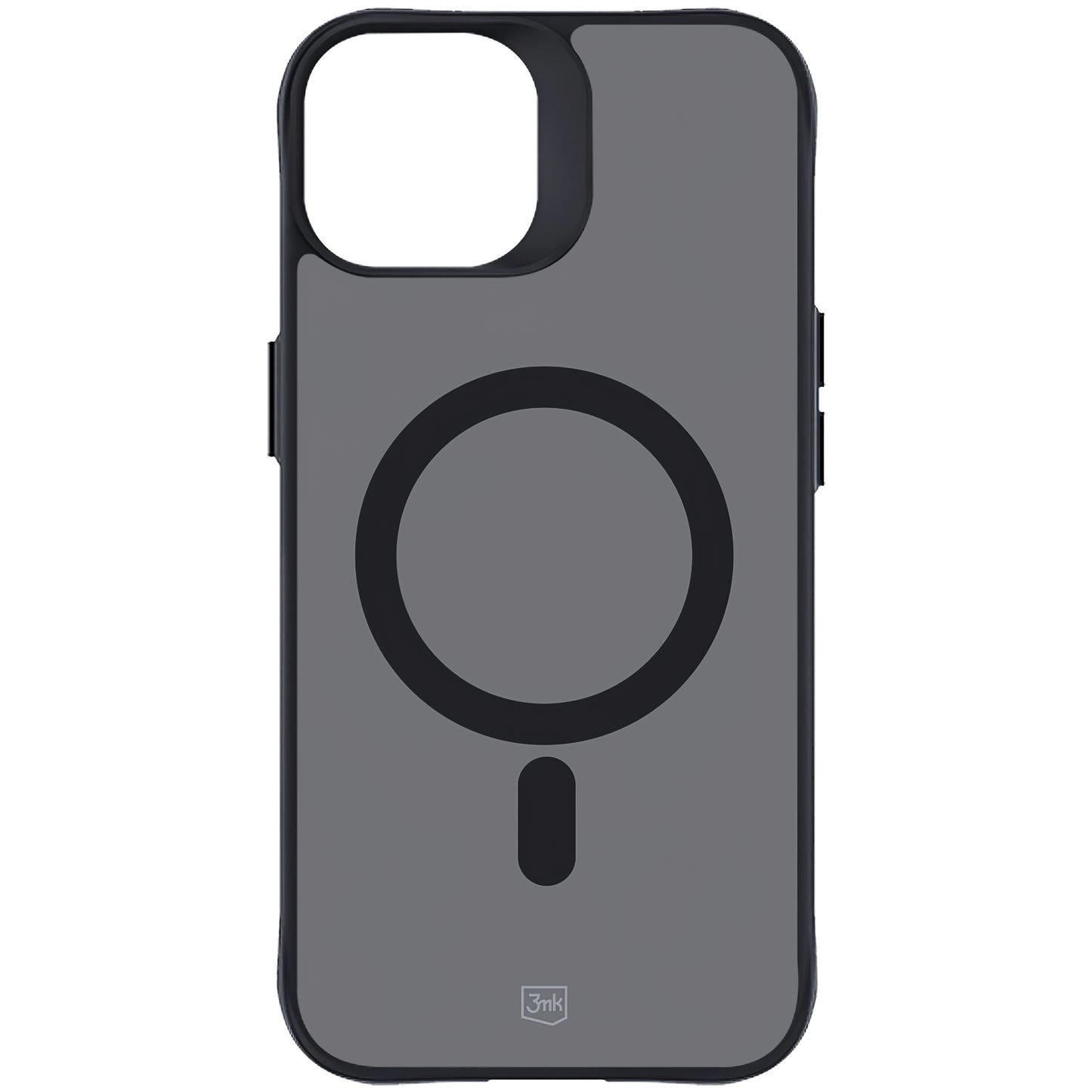 Husa MagSafe pentru Apple iPhone 14 / 13, 3MK, Smoke MagCase, Neagra