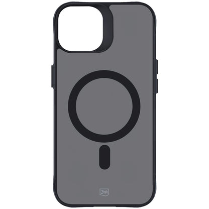 Husa MagSafe pentru Apple iPhone 14 / 13, 3MK, Smoke MagCase, Neagra