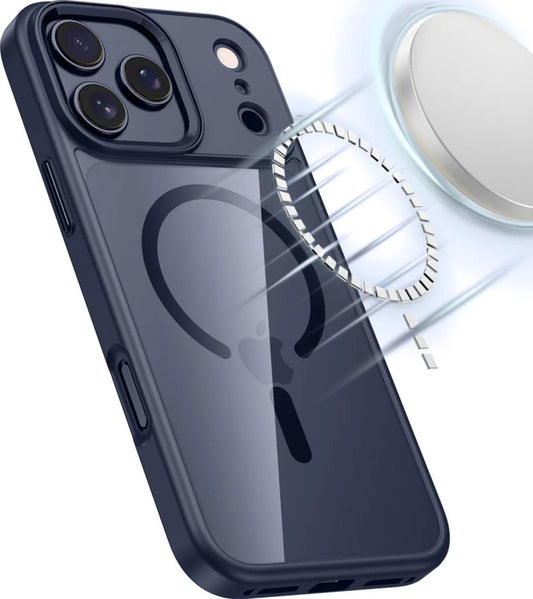 Husa MagSafe pentru Apple iPhone 17 Pro, Tech-Protect, Magmat, Bleumarin