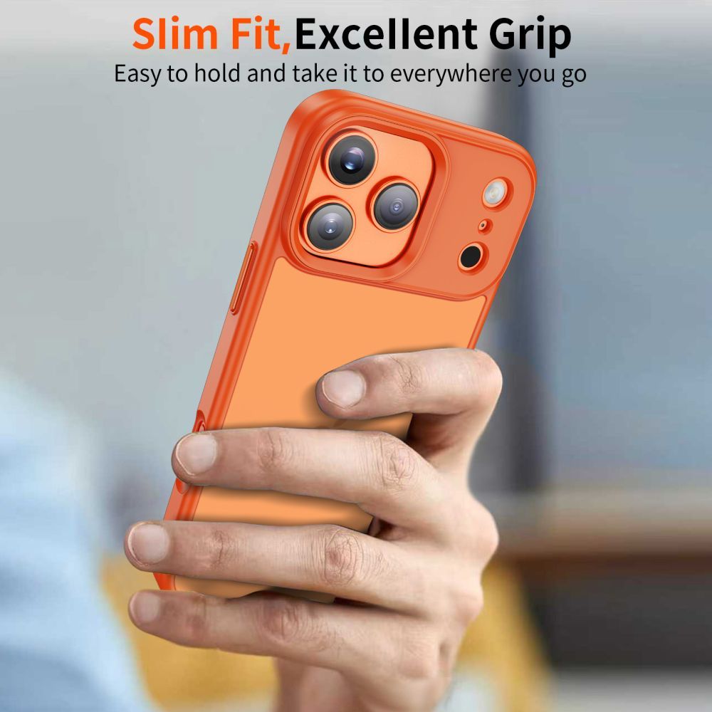 Husa pentru Apple iPhone 17 Pro, Tech-Protect, Magmat, Portocalie Mata