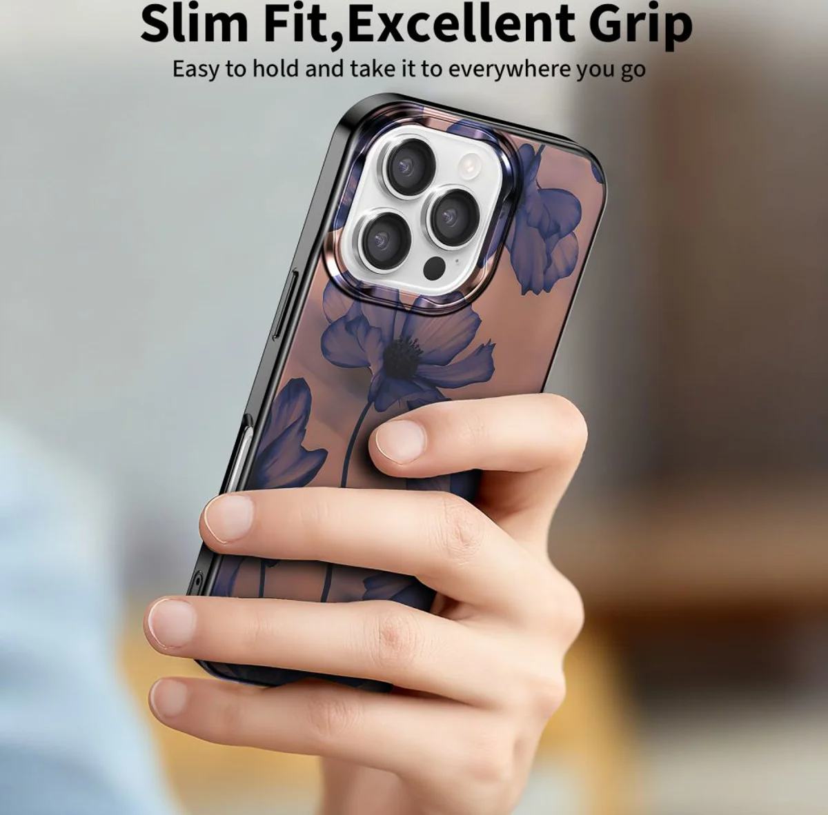 Husa MagSafe pentru Apple iPhone 16 Pro Max, Tech-Protect, Lamano Velvet Night, Neagra