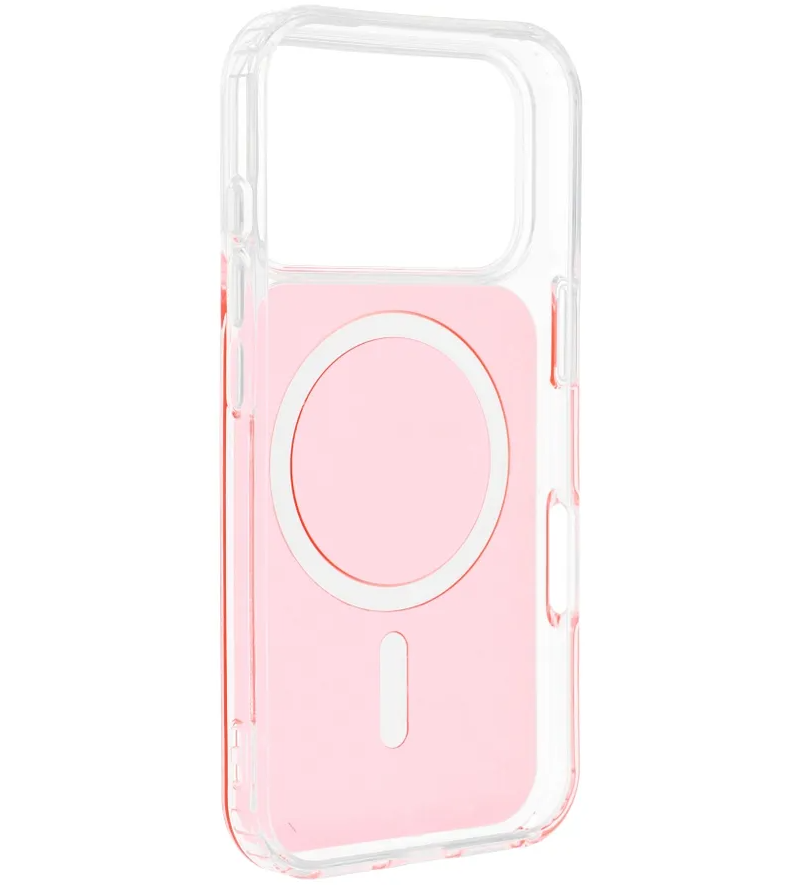 Husa MagSafe pentru Apple iPhone 17e / 16e, OEM, Clear Fusion Mag Cover, Portocalie