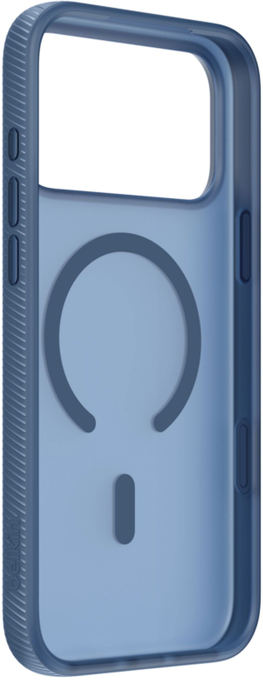 Husa MagSafe pentru Apple iPhone 17 Pro, Belkin, SheerForce Grip, Bleumarin MSA035hqNY