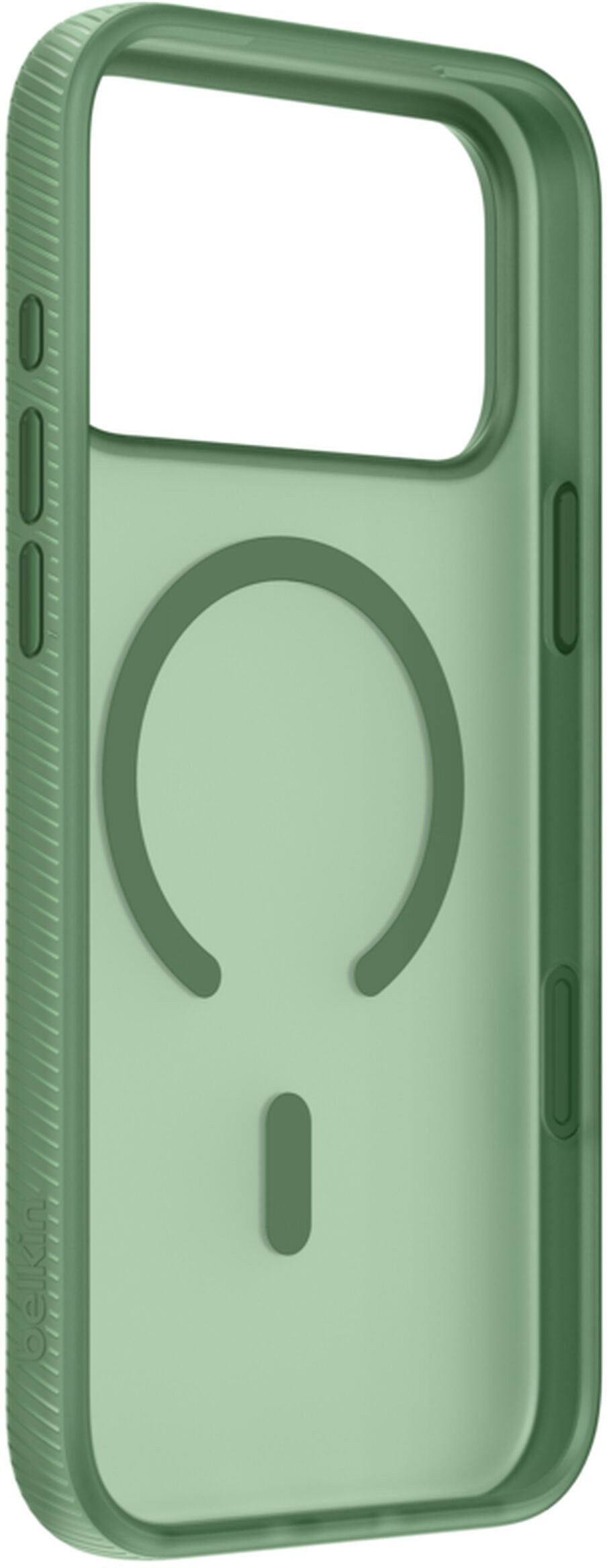 Husa MagSafe pentru Apple iPhone 17 Pro, Belkin, SheerForce Grip, Verde MSA035hqSE