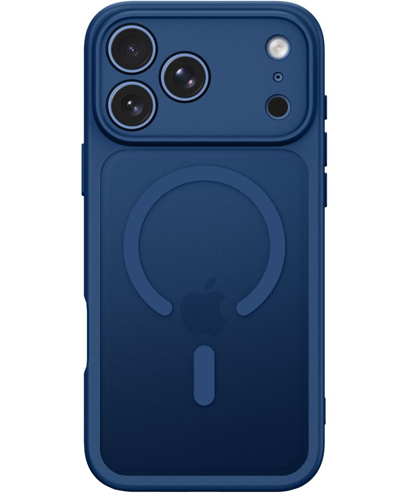 Husa MagSafe pentru Apple iPhone 18 Pro / 17 Pro, Tech-Protect, BasicMag, Bleumarin Mata