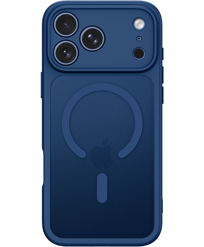 Husa MagSafe pentru Apple iPhone 18 Pro / 17 Pro, Tech-Protect, BasicMag, Bleumarin Mata