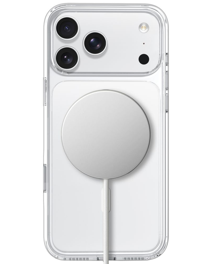 Husa MagSafe pentru Apple iPhone 18 Pro / 17 Pro, Tech-Protect, Flexair Hybrid CC, Transparenta